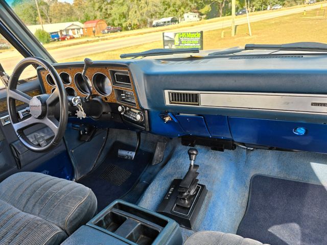 1988 Chevrolet Blazer Silverado 1988 Chevrolet Blazer Silverado